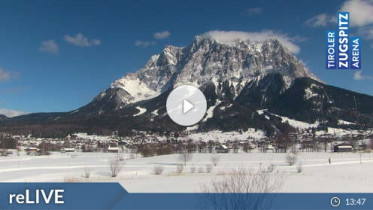 Obraz podglądu z kamery internetowej Ehrwald - Zugspitze